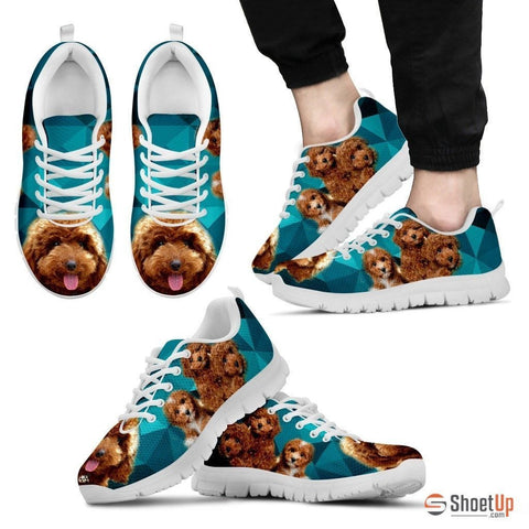 Lovely Poodle-Dog Running Shoe For Men-Free Shipping