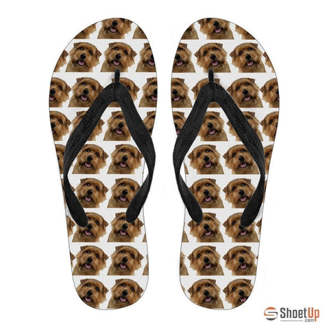 Norfolk Terrier Flip Flops For Women-Free Shipping