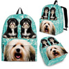 Havanese Dog Print Backpack-Express Shipping