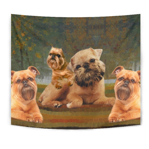 Brussels Griffon Print Tapestry-Free Shipping