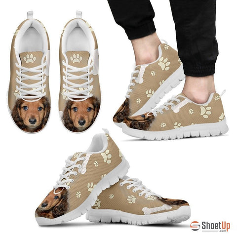 Dachshund Dog-Men's Running Shoes-Free Shipping