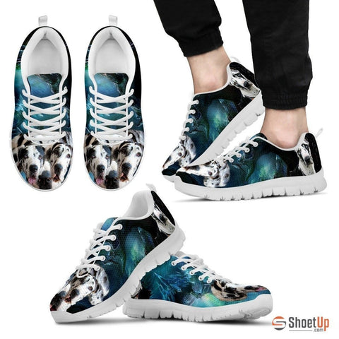 Great Dane Dog Print Running Shoe For Men- Free Shipping