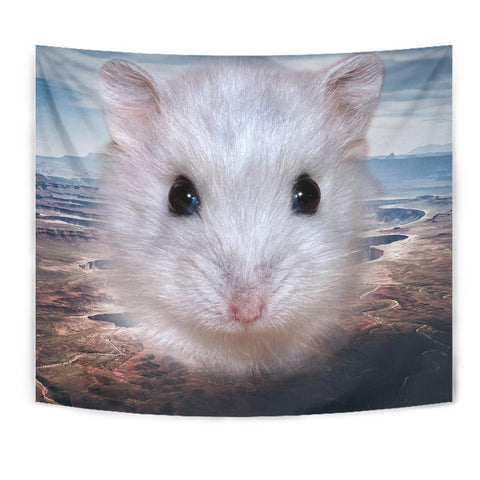 Cute Campbell's Dwarf Hamster Print Tapestry-Free Shipping