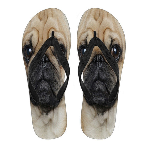 Pug Flip Flops For Women-Free Shipping