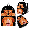 Nova Scotia Duck Tolling Retriever Print Backpack-Express Shipping