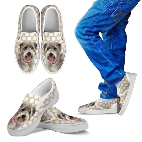 Glen of Imaal Terrier Print Slip Ons For Kids-Express Shipping