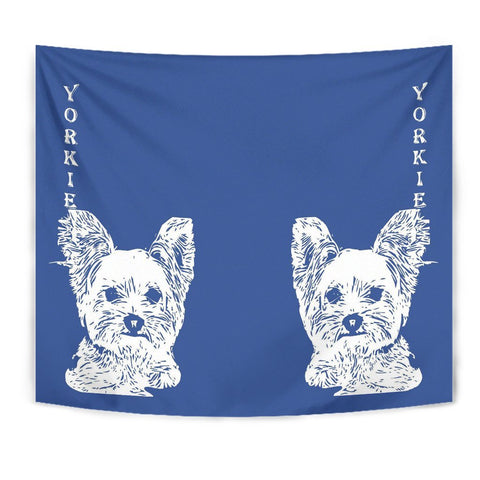 Yorkshire Terrier (Yorkie) Dog Print Tapestry-Free Shipping