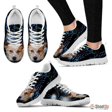 Australian Cattle Dog Print Running Shoe For Women- Free Shipping