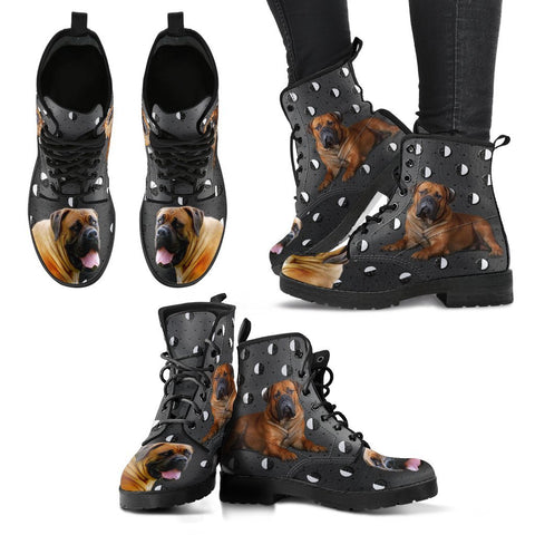 Valentine's Day Special-South African Boerboel Dog Print Boots For Women-Free Shipping