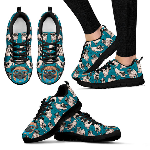 Pug Life Sneakers - Women's Black