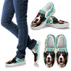 Entlebucher Mountain Dog Print Slip Ons For Women- Express Shipping