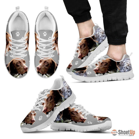 BRAQUE FRANCAIS PYRENEAN Printed (Black/White) Running Shoes For Men-Free Shipping Limited Edition