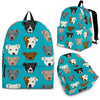 Pitbull Dog Print Backpack-Express Shipping