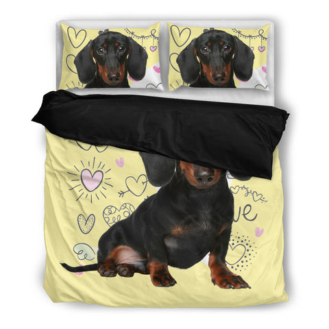 Cute Dachshund Puppy Dog Duvet