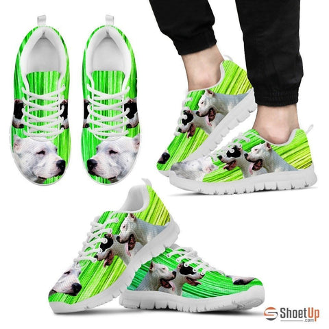 Dogo Argentino Print (Black/White) Running Shoes For Men-Free Shipping Limited Edition