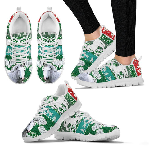 Dutch Warmblood Horse Christmas Running Shoes For Women- Free Shipping