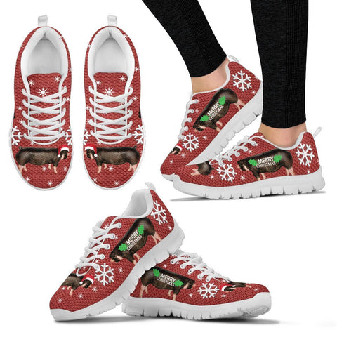 Poland China Pig Christmas Running Shoes For Women-Free Shipping