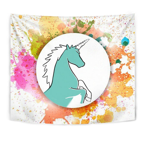 Colorful Unicorn Print Tapestry-Free Shipping