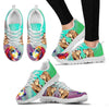 Painted Basset Hound Print Running Shoes For Women-Free Shipping