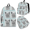 Norwegian Elkhound Dog Print Backpack-Express Shipping