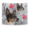 Toy Fox Terrier Print Tapestry-Free Shipping