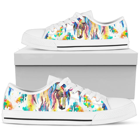 Horse Art Women's Low Top Shoe