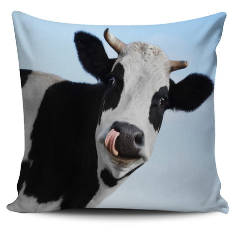 Funny Cow Pillow Cover