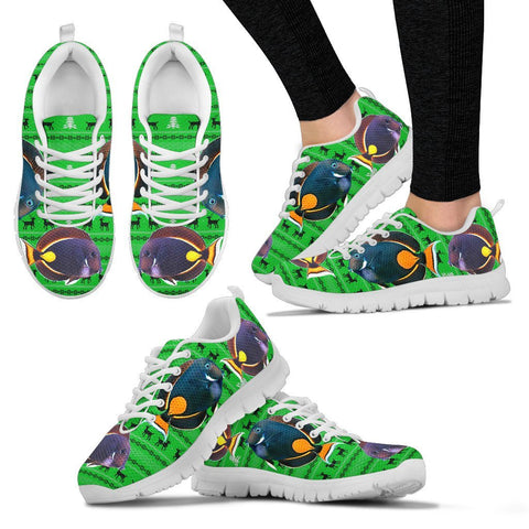 Acanthurus Achilles(Achilles Tang) Fish Print Christmas Running Shoes For Women- Free Shipping