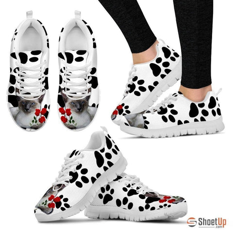 Javanese Cat Print Running Shoes For Women-Free Shipping