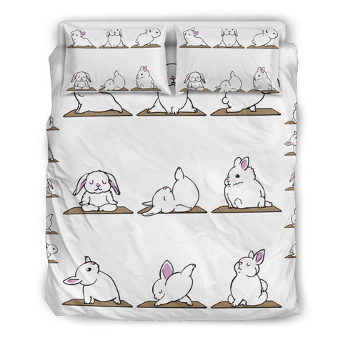 Rabbits Yoga Bedding Set