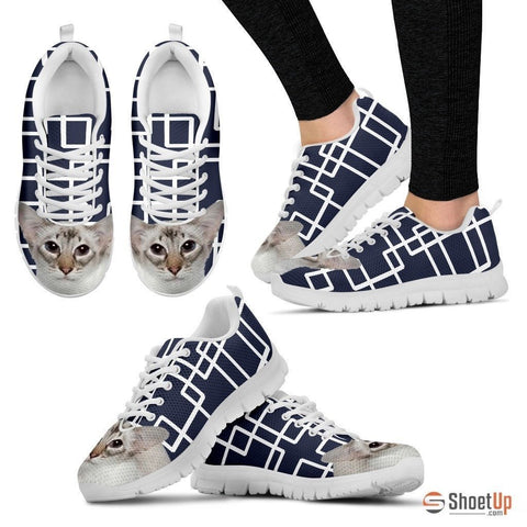 Balinese Cat Print Running Shoes For Women-Free Shipping