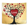 Love Tree Print Tapestry-Free Shipping