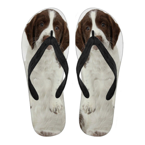 English Springer Spaniel Flip Flops For Women-Free Shipping