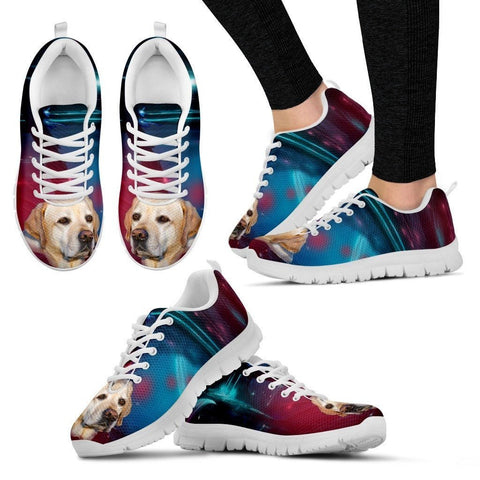 Labrador Dog Print Running Shoe For Women- Free Shipping