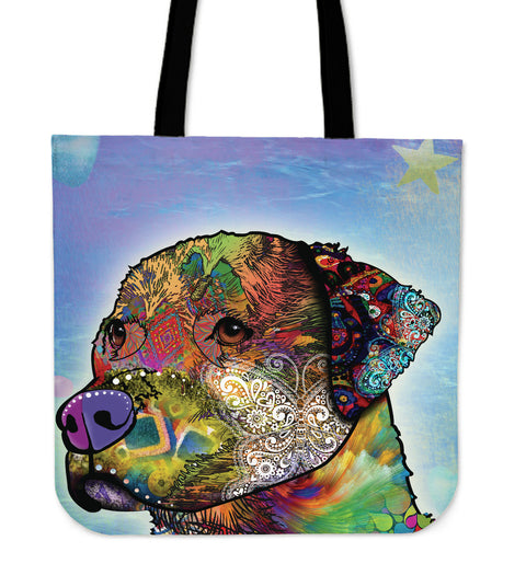 Blue Dog Art Tote Bag