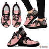 Thoroughbred Horse Print (Black/White) Running Shoes For Women-Free Shipping