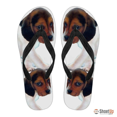 Beagle Puppy Flip Flops For Men-Free Shipping Limited Edition
