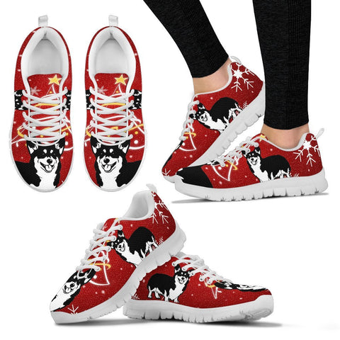 Cardigan Welsh Corgi Christmas Print Running Shoes For Women-Free Shipping