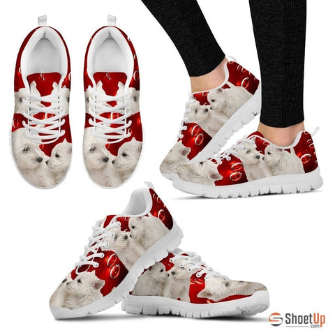 West Highland White Terrier-Dog Running Shoes For Women-Free Shipping