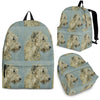 Irish Wolfhound Dog Print Backpack-Express Shipping