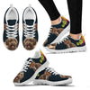 Spanish Water Dog Print Running Shoes For Women-Free Shipping