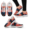 Bouvier Des Flandres Dog Print (Black/White) Running Shoes For Women-Free Shipping