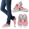 Valentine's Day Special-Pug Dog Print Slip Ons For Women-Free Shipping