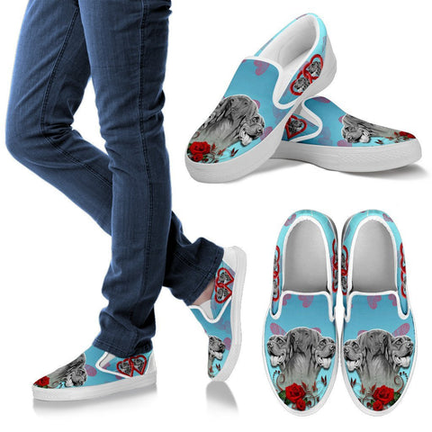 Valentine's Day Special-Vizsla Print Slip Ons For Women-Free Shipping