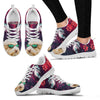 Cute Goldendoodle With Glasses Print Running Shoes For Women- Free Shipping- For 24 Hours Only