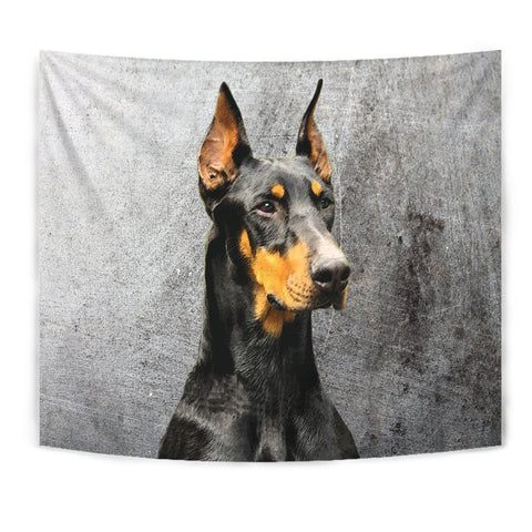 Amazing Dobermann Dog Print Tapestry-Free Shipping