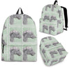 Irish Wolfhound Dog Print Backpack-Express Shipping