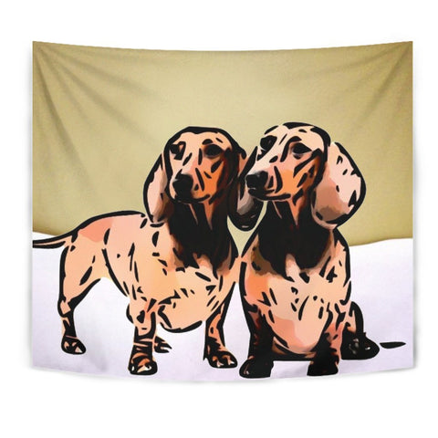 Dachshund Dog Print Tapestry-Free Shipping