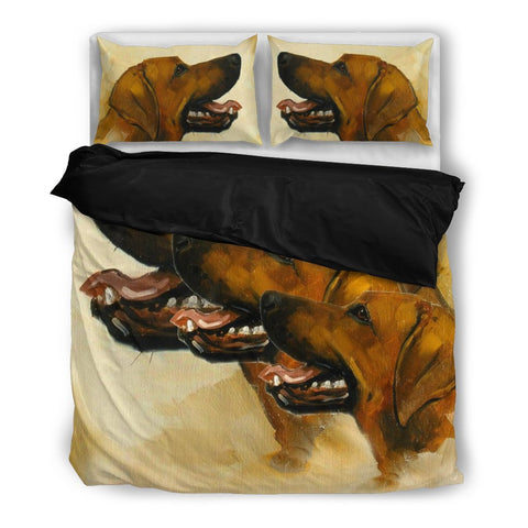 Amazing Rhodesian Ridgeback Print Bedding Set- Free Shipping