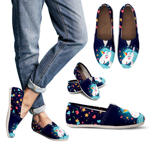 Casual Unicorn Slip On Shoes